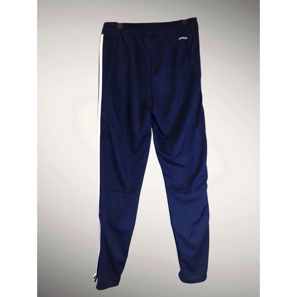 Adidas Track Aeroready‎ Sweatpants Navy White Tapered Bottom Men's Size Large